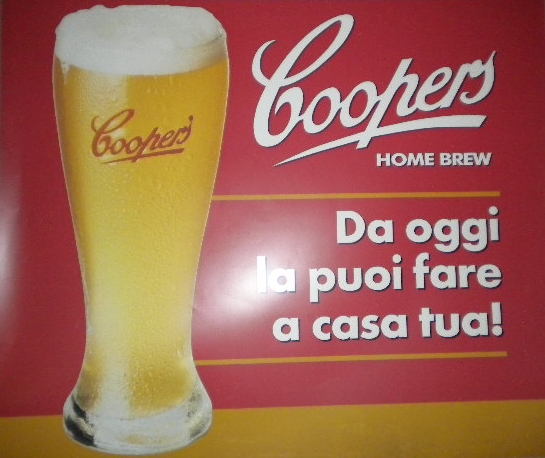 Estratto di malto coopers per birra artigianale - lager.